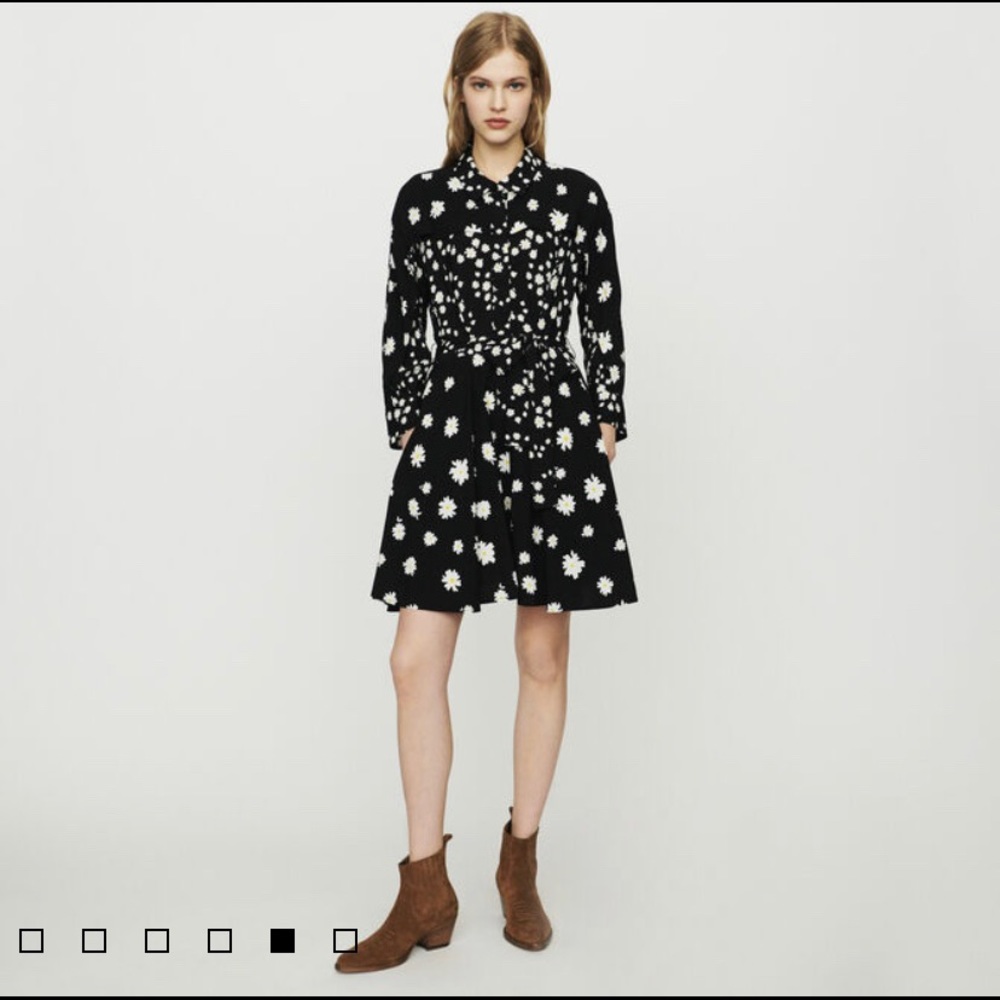 Maje floral size 4 dress